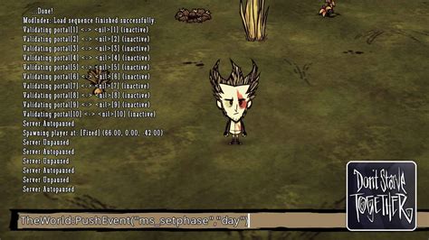 console commands don't starve|Console/Don't Starve Together Commands .